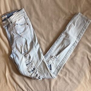 KanCan Light Wash Distressed Skinny Jeans